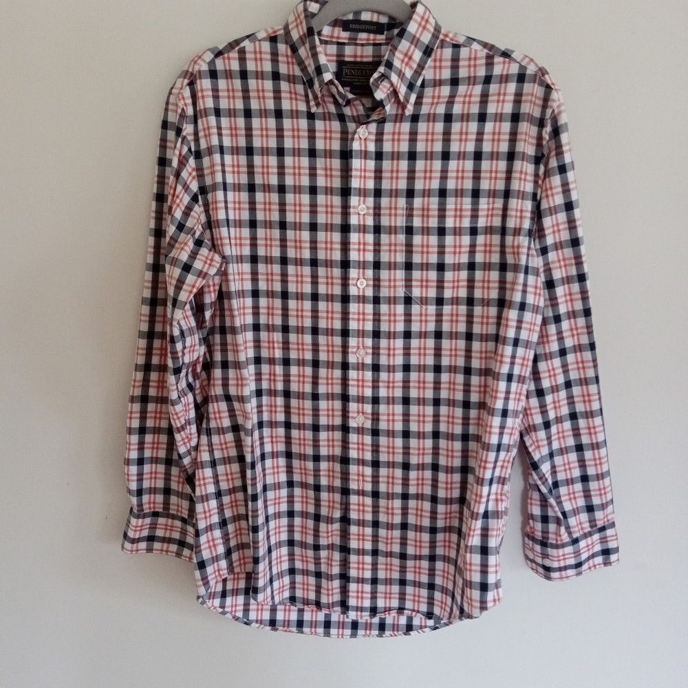NWOT PENDLETON BRIDGEPORT PLAID BUTTON DOWN SIZE SMALL